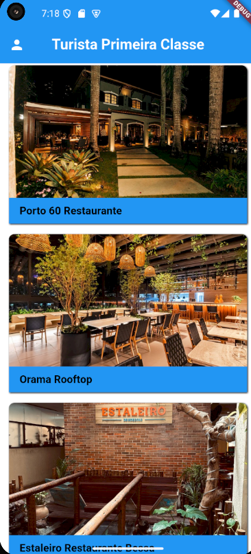 Lista de Restaurantes